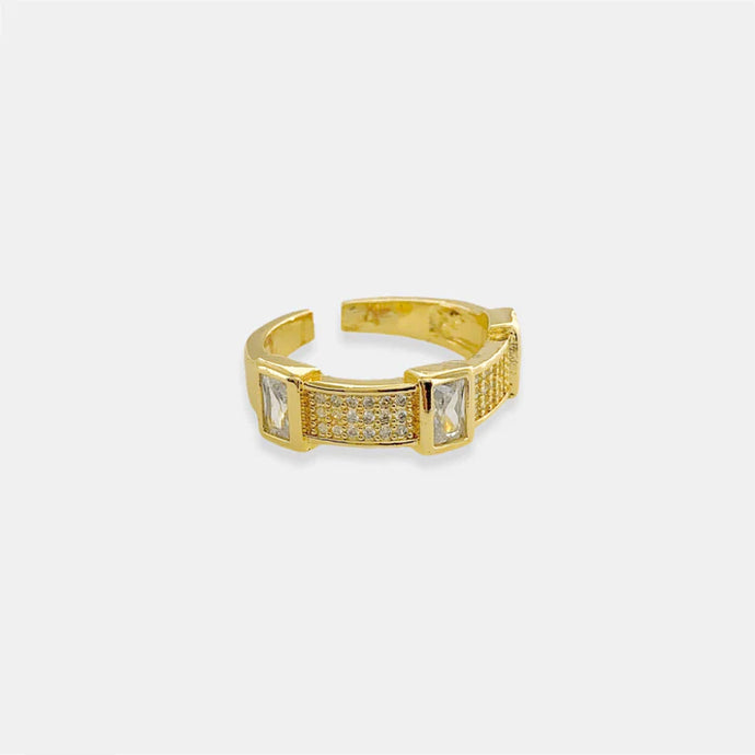 Three Stone CZ Ring