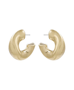Twisted Hoops - Gold or Silver