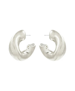 Twisted Hoops - Gold or Silver
