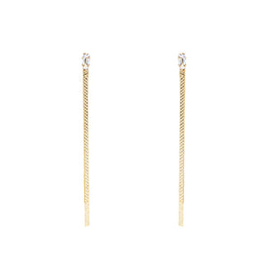 Snake Chain Drop Earrings