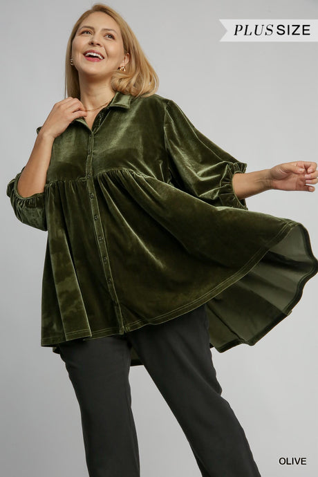 Woodland Curvy Top