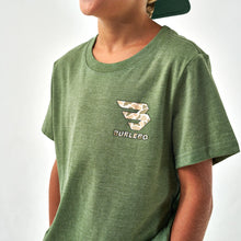 Burlebo Youth Tee -  Mallard Camo Dog