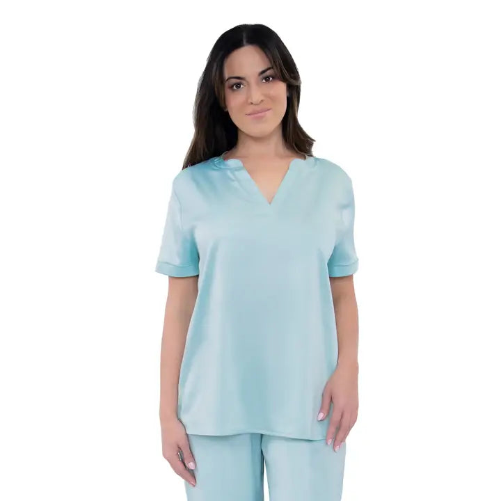 Amanda Blu Satin Pajama Top - 2 Colors