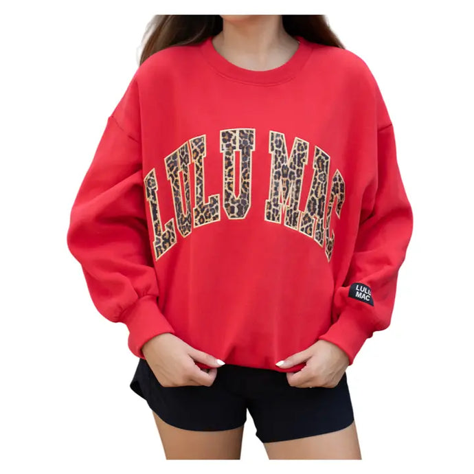 LULU MAC Red Sweatshirt