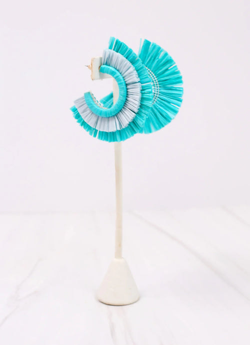 Aubert Raffia Hoop - 3 Colors