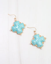Edie Earrings - Turquoise or Pink