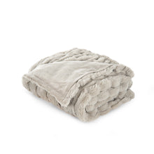 Cozy Stretch Throw Blanket | Soft Luxurious Throw - Cream or Taupe