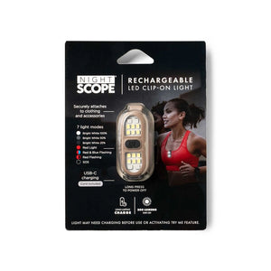 Night Scope Nova Rechargeable Clip-On Light - Multiple Options