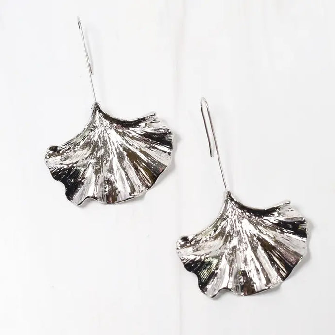 Ginkgo Threader Earrings