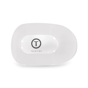 Teleties Coconut White Clips