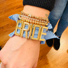 Gold Charm Letters