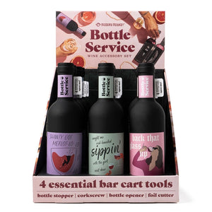 Bottle Service Wine Accessory Set - Multiple Options