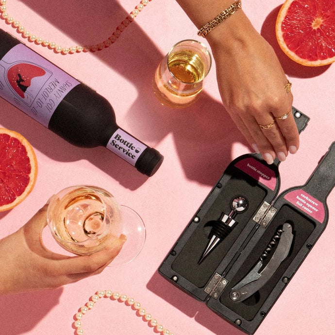 Bottle Service Wine Accessory Set - Multiple Options
