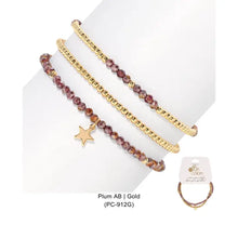 Petite Crystal Trio | Stretch Bead Bracelets - Multiple Options