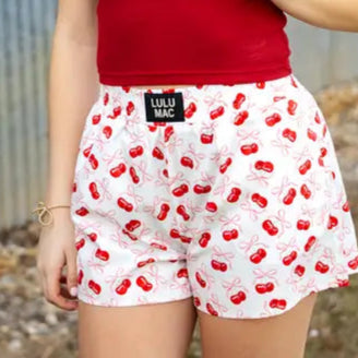 LULU MAC Cherry Boxer Shorts