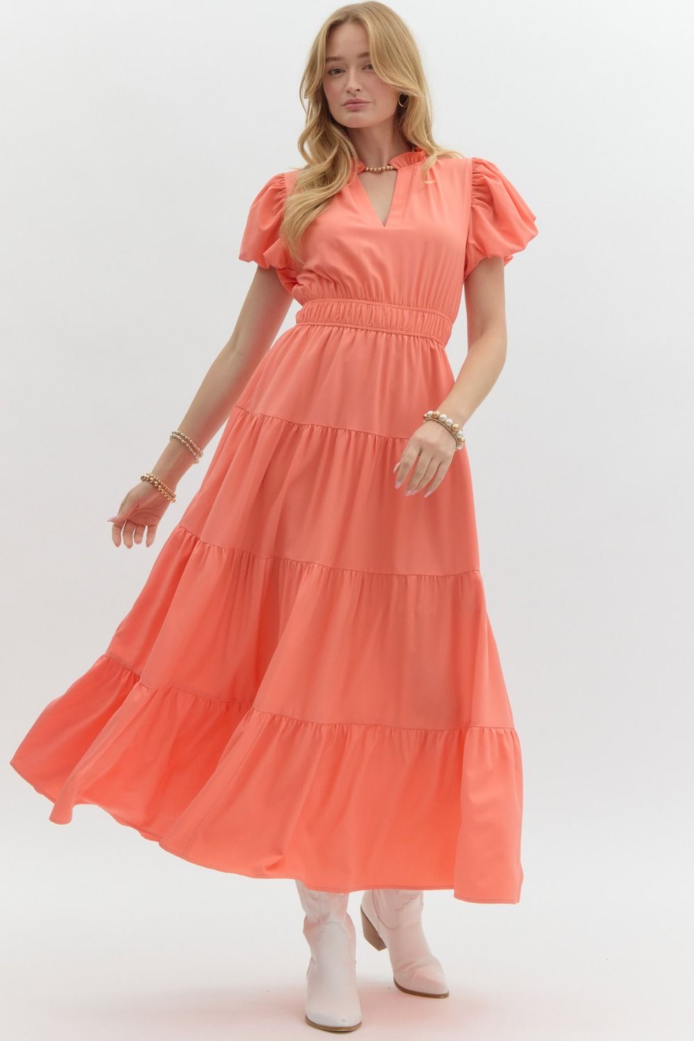 Coral Punch Dress - Regular & Curvy