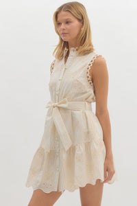 Ivory Eyelet Dress