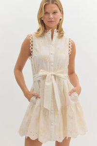 Ivory Eyelet Dress