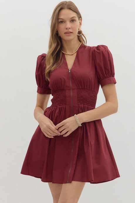 Burgundy Bliss Dress