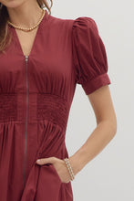 Burgundy Bliss Dress