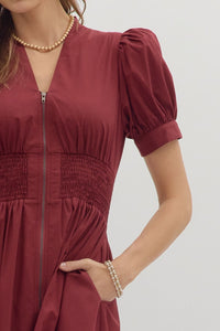 Burgundy Bliss Dress