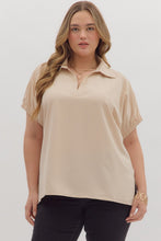 Ecru Curvy Top