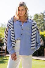 Dusty Blue Mineral Wash Top