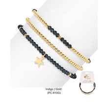 Petite Crystal Trio | Stretch Bead Bracelets - Multiple Options