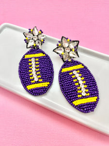 Game Day Football Earrings - Multiple Options