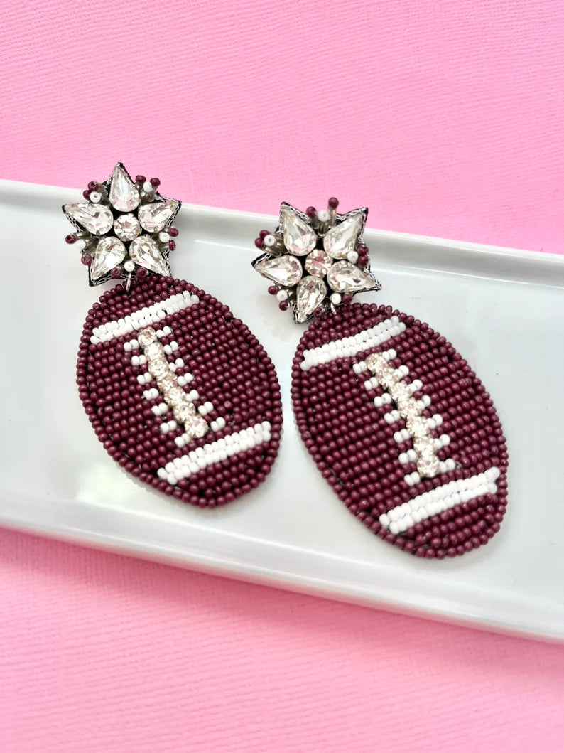 Game Day Football Earrings - Multiple Options