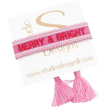 Embroidered Tassel Bracelet - Christmas Collection