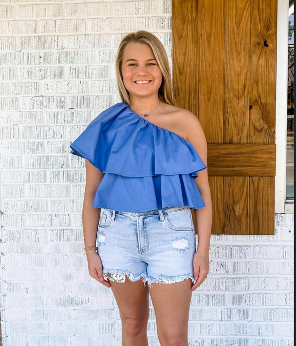 Blue Bonnet Top