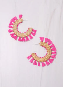 Martine Tassel Hoop - 4 Colors