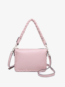 Judith Vegan Whipstitch Shoulder Bag