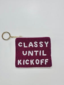 Classy Until Kickoff Coin Purse-2 Colors