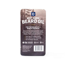 Duke Cannon Best Damn Beard Oil - Travel Size