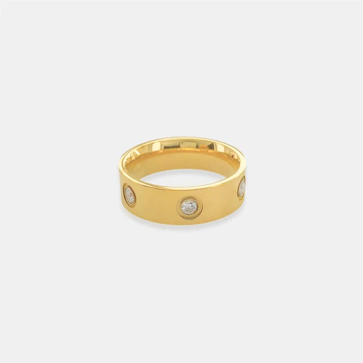 Size 7 Stoned Round Ring