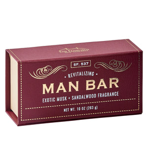 Man Bar Soap 10 oz-4 Scents