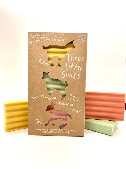 Three Little Goats Goat Milk Soap Set