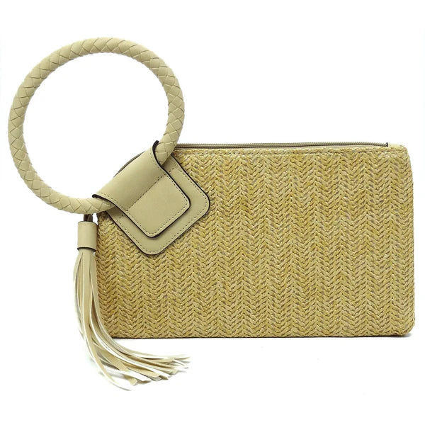 Cheyenne Straw Wristlet