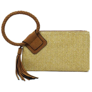 Cheyenne Straw Wristlet