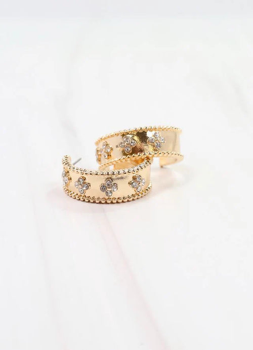 Izabela CZ Hoop Earring