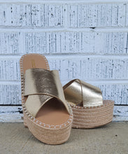 Golden Sunset Wedge Espadrille