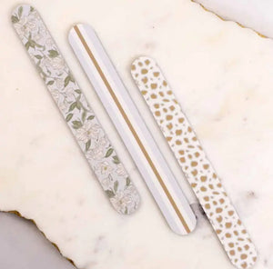 Magnolia Luna Nail Files Misty Blue Set of 3