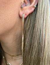 Herringbone Chain Earrings-Gold and Silver