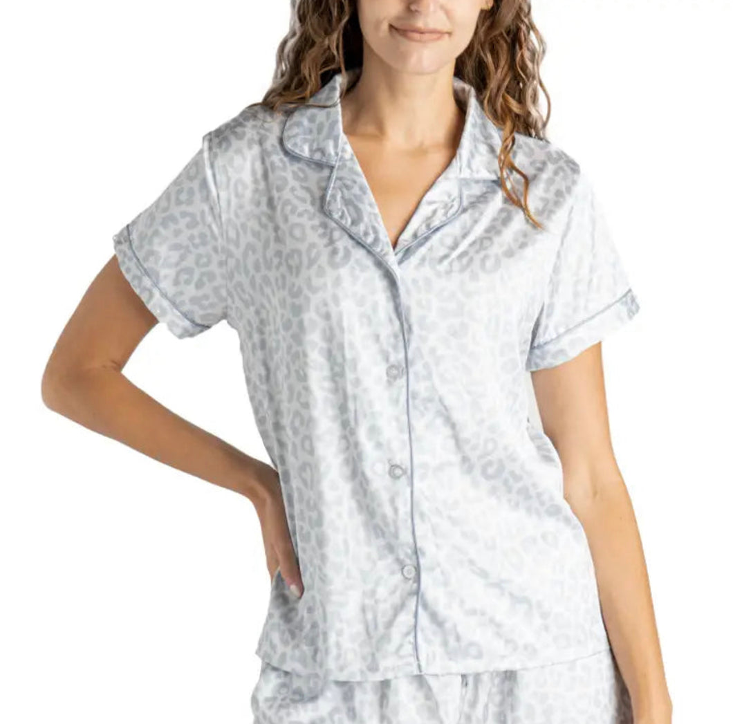 Hello Mello® Beauty Sleep Satin Pajama Top