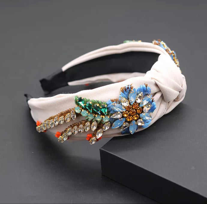 Floral Spray Headband-2 Colors